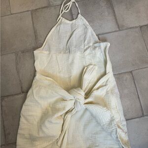 Maurie + Eve - Like a Wave Halter Mini Dress